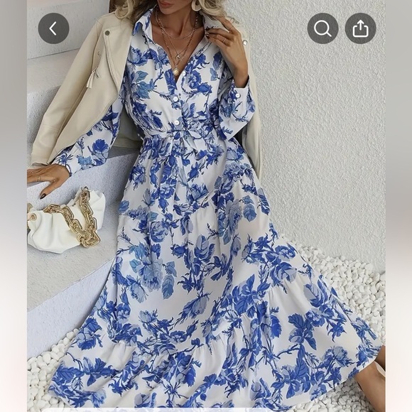 Was a gift. White spring summer dress - Picture 1 of 4